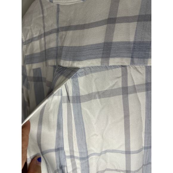 Thread & Supply Plaid Button Down Long Sleeve Shirt Relaxed Fit Size L - Picture 6 of 9